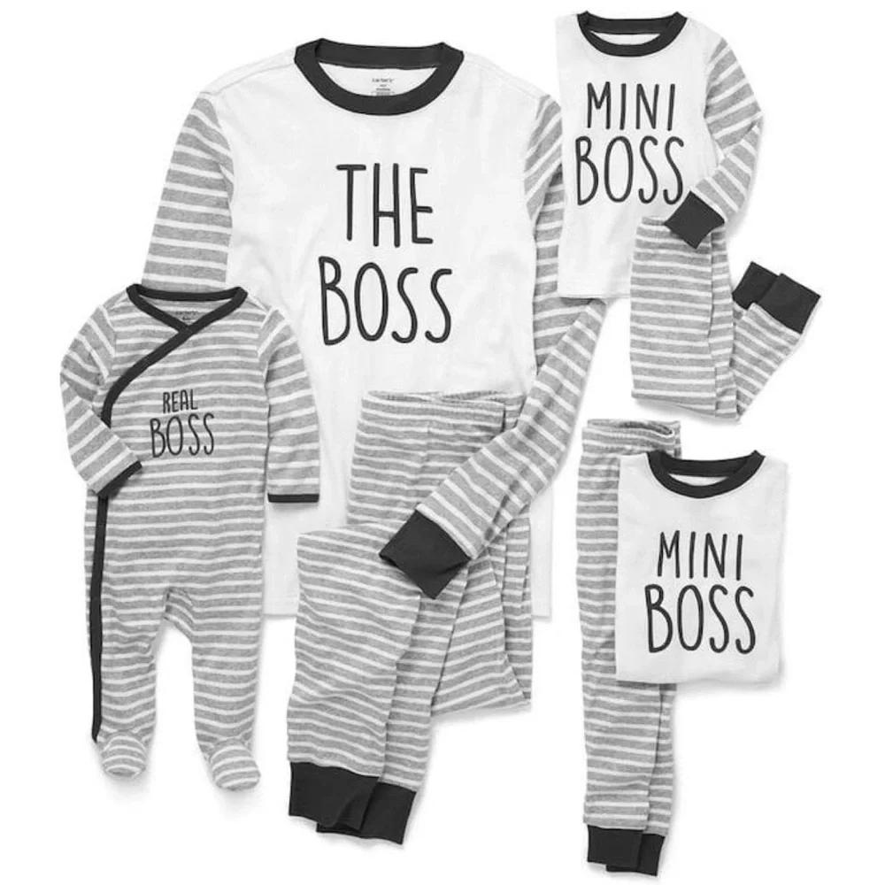 Carter's Kids 2-Piece 100% Snug Fit Cotton Pajamas - Mini Boss, Size 10